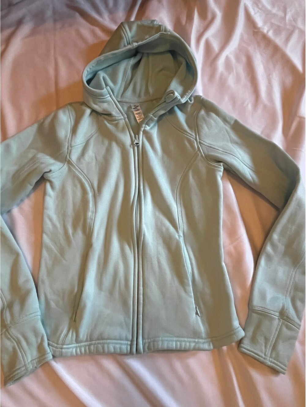 Mint fleece zip hoodie girls